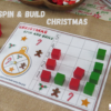 Spin & Build Christmas Activity Mats