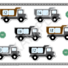 Truck Theme Counting Numbers 1-20 Mats - Image 11